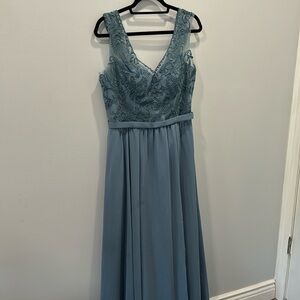 Kennedy blue bridesmaid dress